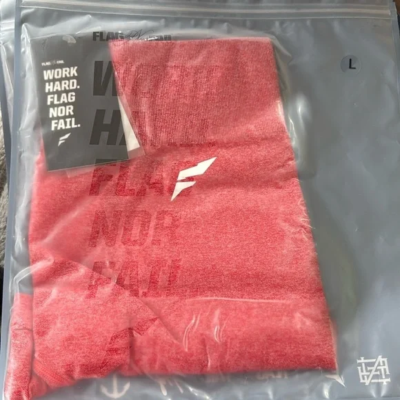 [Flag Nor Fail] NWT SEAMLESS COMPRESSION SHORTS - RED - Picture 5 of 6